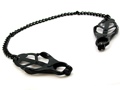 Nipple Clamps Jaws With Chain Black