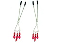 Nipple Clamps Tweezer WithRed Beads