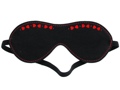 Blindfold Leather W/Heart Inlay Black