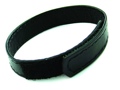 Cock Ring Leather Velcro Black