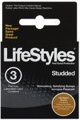 Lifestyles Studded 3 Pack