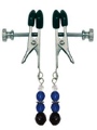 Adj Clamp With Blue Beads