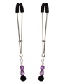 Adjustable Beaded Clamp Purple