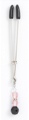 Tweezer Clit Clamp W/Pink Beads