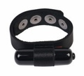 Nickel Free Leather Cock Ring Vibrating