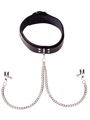 Collar With Attached Nipple Clamps