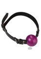 2In Purpl Ball Gag WithD Rings