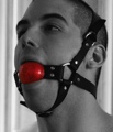 Full Head 1-1/2In Red Ball Gag