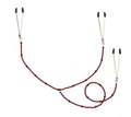 Y-Style Beaded WithClamp Red