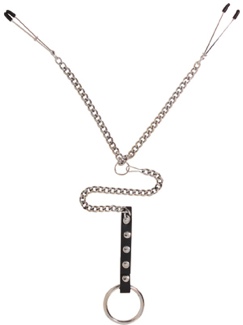 Tweezer Style Nipple Clamps and Cock Ring