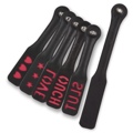 Leather Paddle 12 Slut