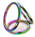 Rainbow Surgical Steel Triple Cage - Medium