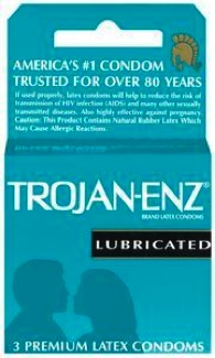Trojan Enz Lubricated 1 3 Pack