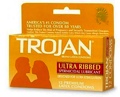 Trojan Ribbed Spermicidal 12 Pack