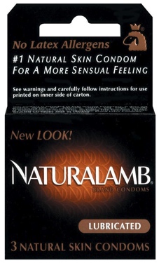 Trojan Natural Lamb Condoms 3Pk.