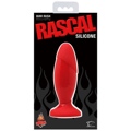 Bum Rush Silicone Anal Plug Red