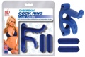 Cyberskin Cockring Dual Slider W/2 Vibe
